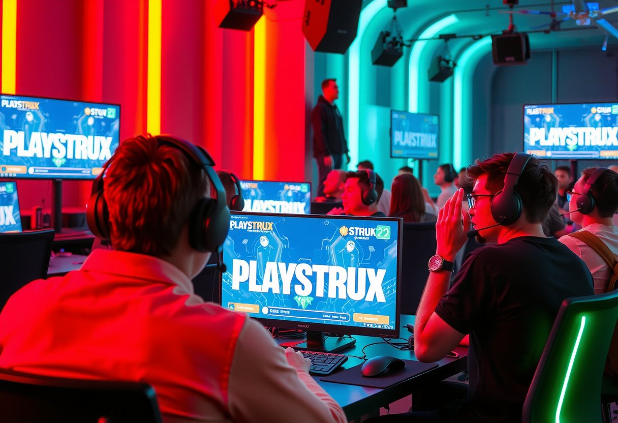 Beta test event in PlayStrux gaming community